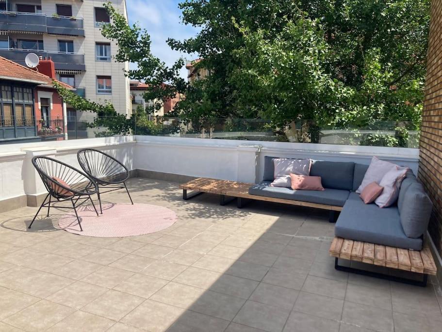 Ático con preciosa terraza en Algorta Getxo Exterior foto